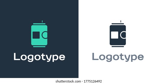 La cerveza de logotipo puede enmarcar un icono aislado en el fondo blanco. Elemento de plantilla de diseño de logotipo. Ilustración vectorial