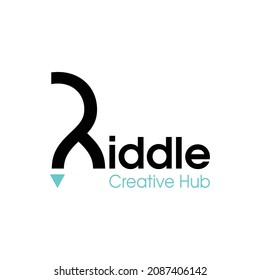 Logotype in black with a bold font and small blue text underneath