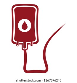 logotype blood donation, help the sick and needy.
