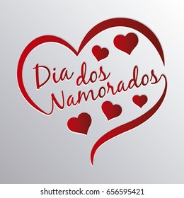 Logotype of Brazilian Valentine's Day (dia dos namorados)