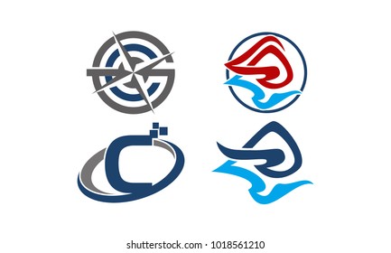 Logotype C Modern Template Set