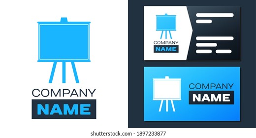Icono de croqueta de logotipo aislado en fondo blanco. Cartel de la pizarra escolar. Elemento de plantilla de diseño de logotipo. Vector.