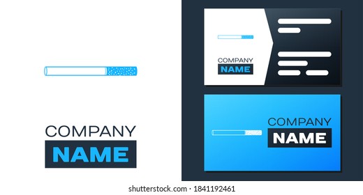Logotype Cigarette icons isolated on background. Tobacco sign. Smoking symbol. Logo design template element. Vector.