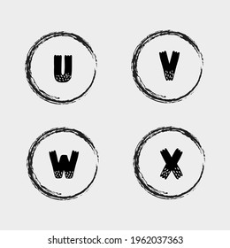 Logotype with circle design typograpy