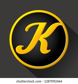 LOGOTYPE IN CIRCLE K VECTOR