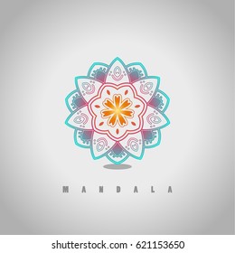 Logotype design, mandala style.