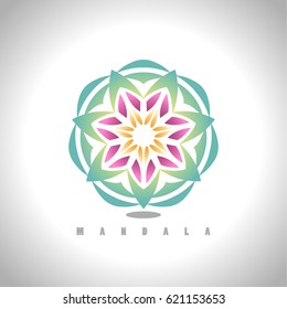 Logotype design, mandala style.