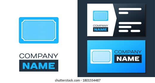 Logotype Doormat icon isolated on white background. Welcome mat sign. Logo design template element. Vector.