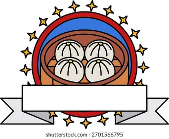 logotipo de um bolinhos em uma tigela 
