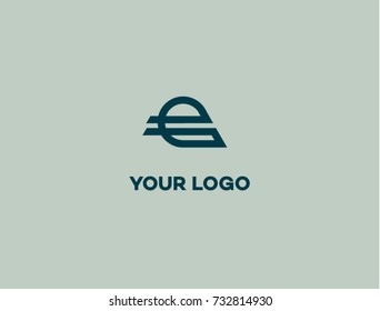 Logotype E Alphabet Symbol. Company Logo, Print, Digital, Icon, Apps, print T-Shirts