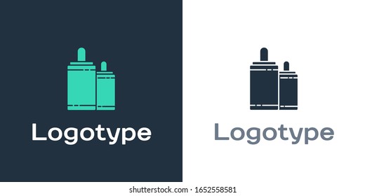 Icono de Firework del logotipo aislado en fondo blanco. Concepto de fiesta divertida. Símbolo pirotécnico explosivo. Elemento de plantilla de diseño del logotipo.  Ilustración vectorial