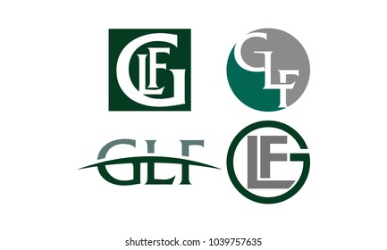 logotype G L F Template Set