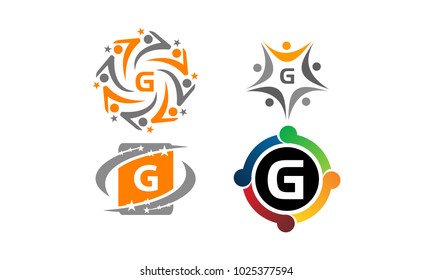 Logotype G Modern Template Set