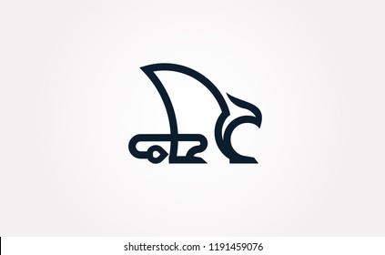 Logotype griffon. Vector illustration