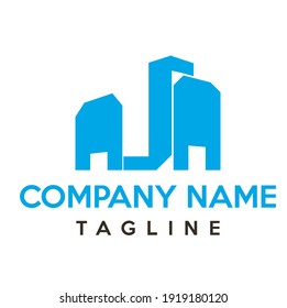 logotipo carta inicial aja buena para la compañía logo vector gráfico
