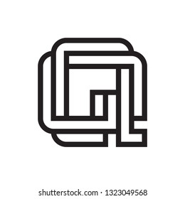 Logotype Initial Letter Q Monogram Mark Design Template