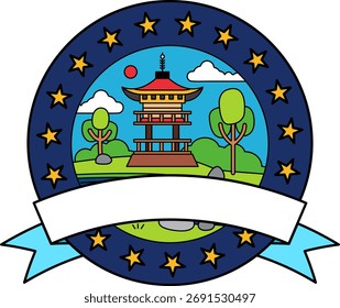 logotype of a Japanese pavilion