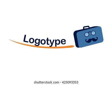 Logotype journey, traveling