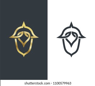 logotype of lantern vector