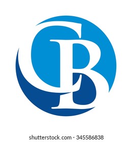 logotype of letter C and B. logo vector.