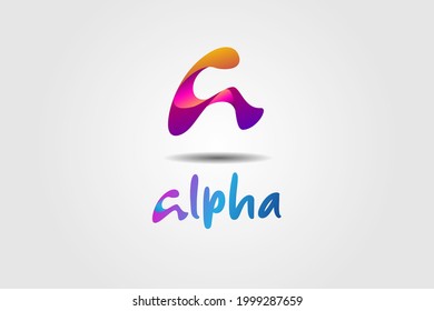 letra vectorial tridimensional diseño de logotipo, logotipo utilizable para empresas, industria, tecnología, icono web, empresa o firma personal ilustración de diseño de logotipo