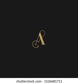 Logotype letter " A ", elegant and luxury