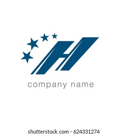 Logotype Letter H element logo Design