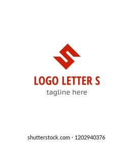 Logotype letter S for company, shop, store, logo vector