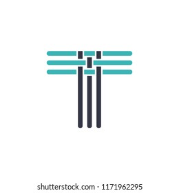 Logotype of Letter T