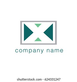 Logotype letter  X element design
