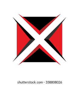 logotype and lettermark of letter x.