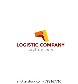  Logotype logistic company, logo vector for shop, store, delivery