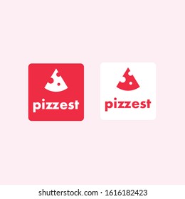 Logotype , logo, pizza, logos , red logo , minimalist logo