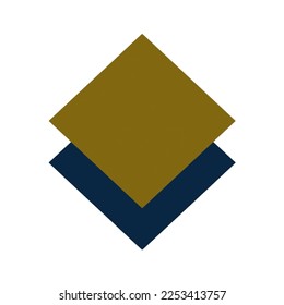 Logotype minimalistic shape on white