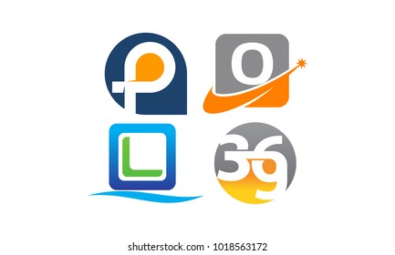 Logotype Modern Template Set