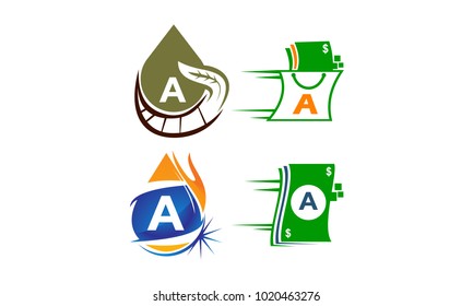 Logotype A Modern Template Set