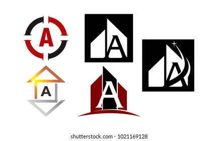 Logotype A Modern Template Set