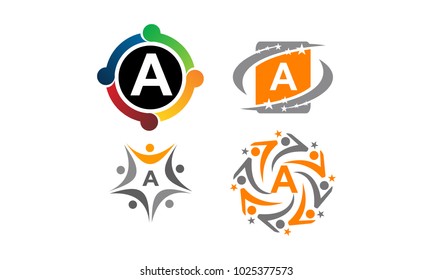 Logotype A Modern Template Set