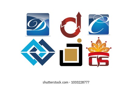 Logotype Modern Template Set