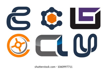 Logotype Modern Template Set