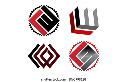 Logotype Modern Template Set