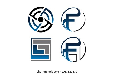 Logotype Modern Template Set