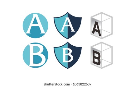 Logotype Modern Template Set