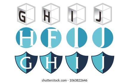 Logotype Modern Template Set