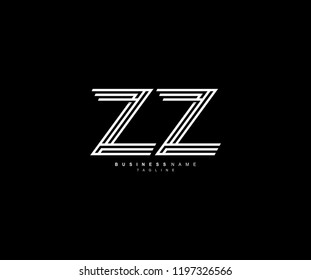 Logotype Monogram Text Typography Letter ZZ