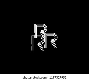 Logotype Monogram Text Typography Triple Letter R