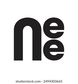 Logotype Nee creative vector design