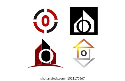 Logotype O Modern Template Set