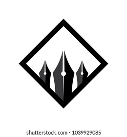 logotype pen  symbol office