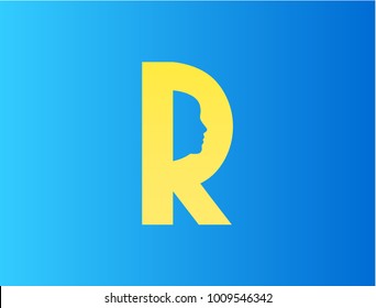 Logotype R Alphabet Symbol. Suitable For Infographics , Company Logo, Print, Digital, Icon